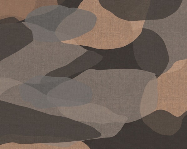 Taupe Gray Modern Abstract