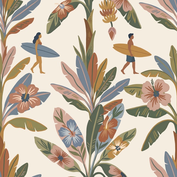 Boho Tropics Surf Scene