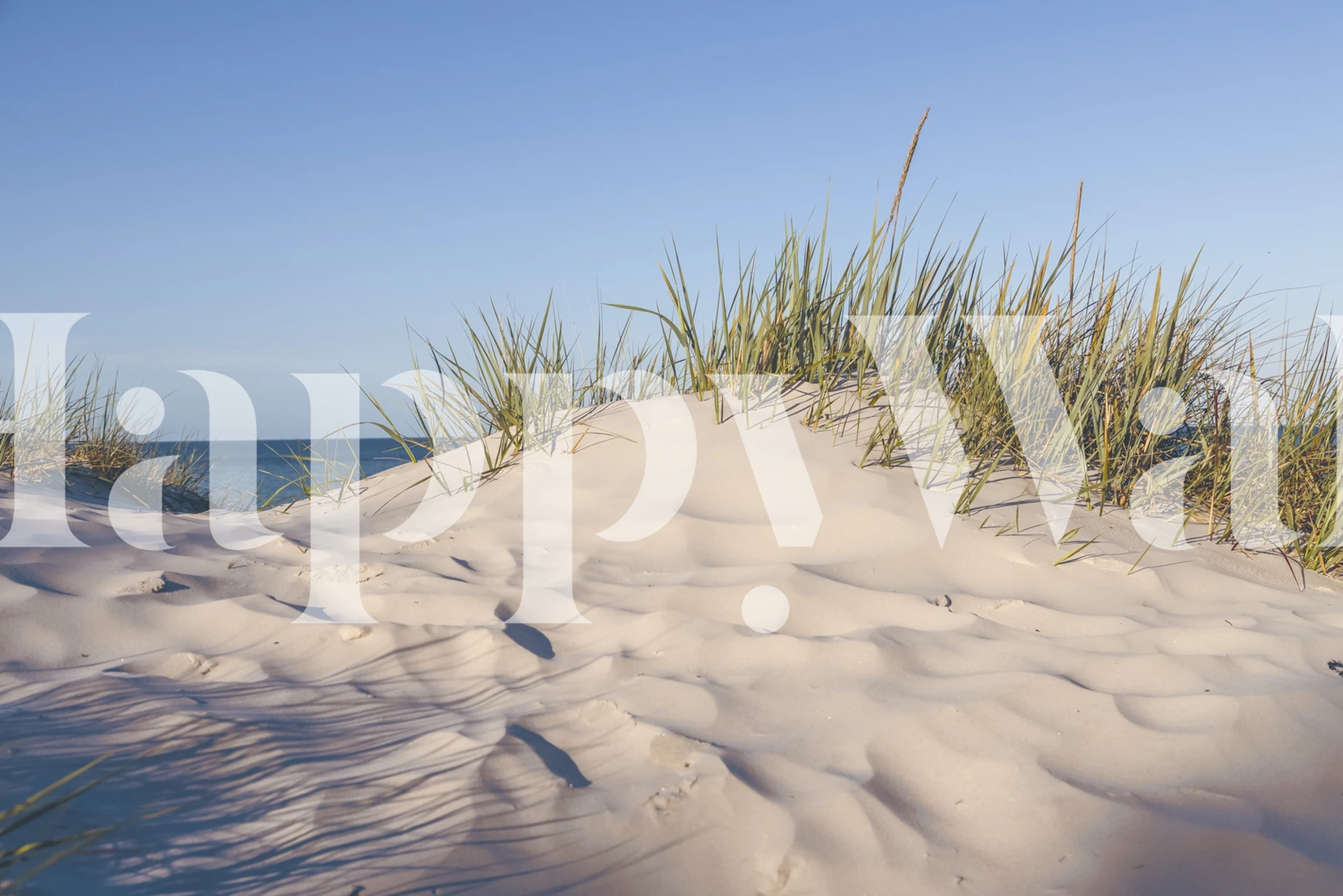 Bornholm Island Sea View wallpaper in een kamer