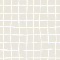 Minimalist Cream Grid Lines Pattern L tapete