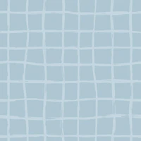 Soft Blue Hand Drawn Grid Pattern L tapete