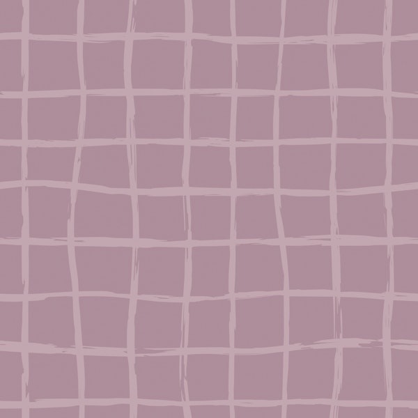 Scandinavian Mauve Check Grid Pattern L