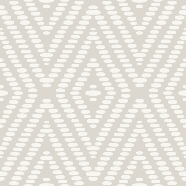 Coastal Geometric Boho Batik - Warm Neutral