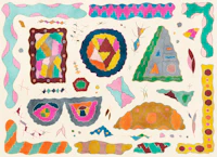 Multicolor Abstract Shapes wallpaper