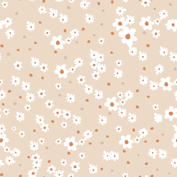 Minimal Daisy Blossom Dots