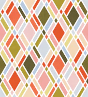 Retro Argyle Pastel Geometric wallpaper