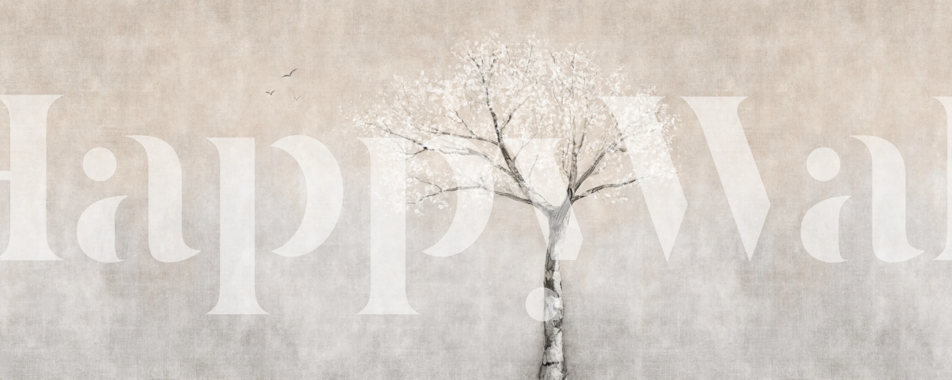 Hanami Cherry Blossom wallpaper in a room