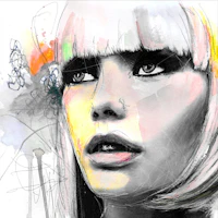 Smoky Eyes Editorial Portrait wallpaper