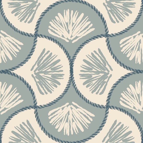 Neo Nautical Shell Trellis