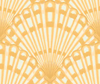 Art Deco Golden Scallop Shells tapeta