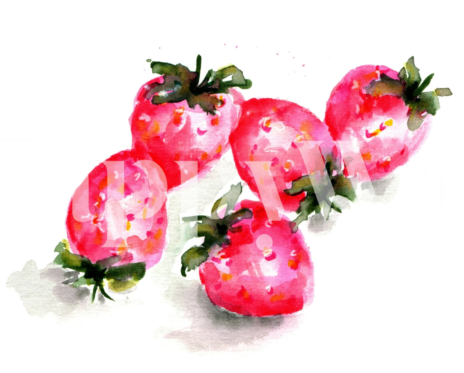 Strawberry Kitchen Art wallpaper