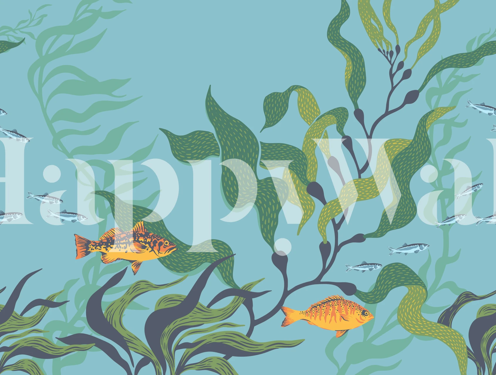 Kelp Forest Fish Swim wallpaper