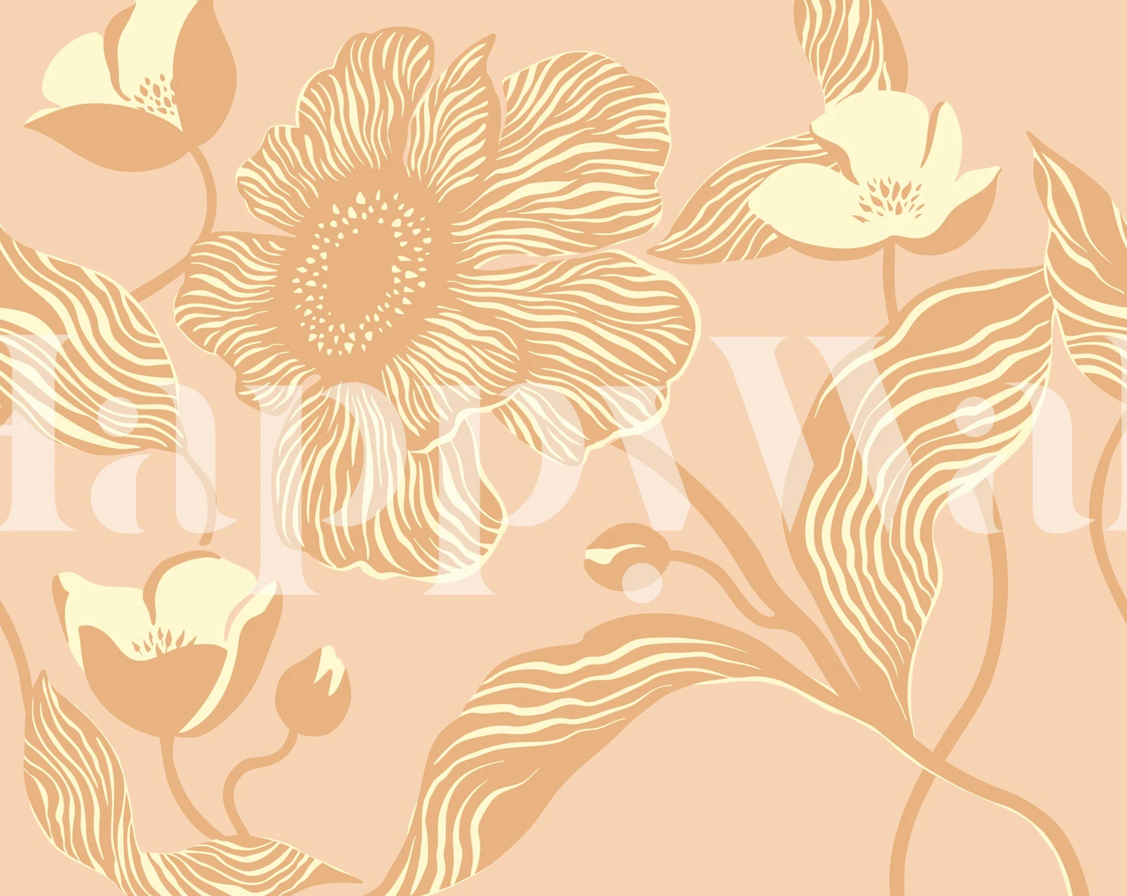 Wild Flower Mural tapeet