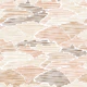 Ikat Woven Stripes Landscape desert blush