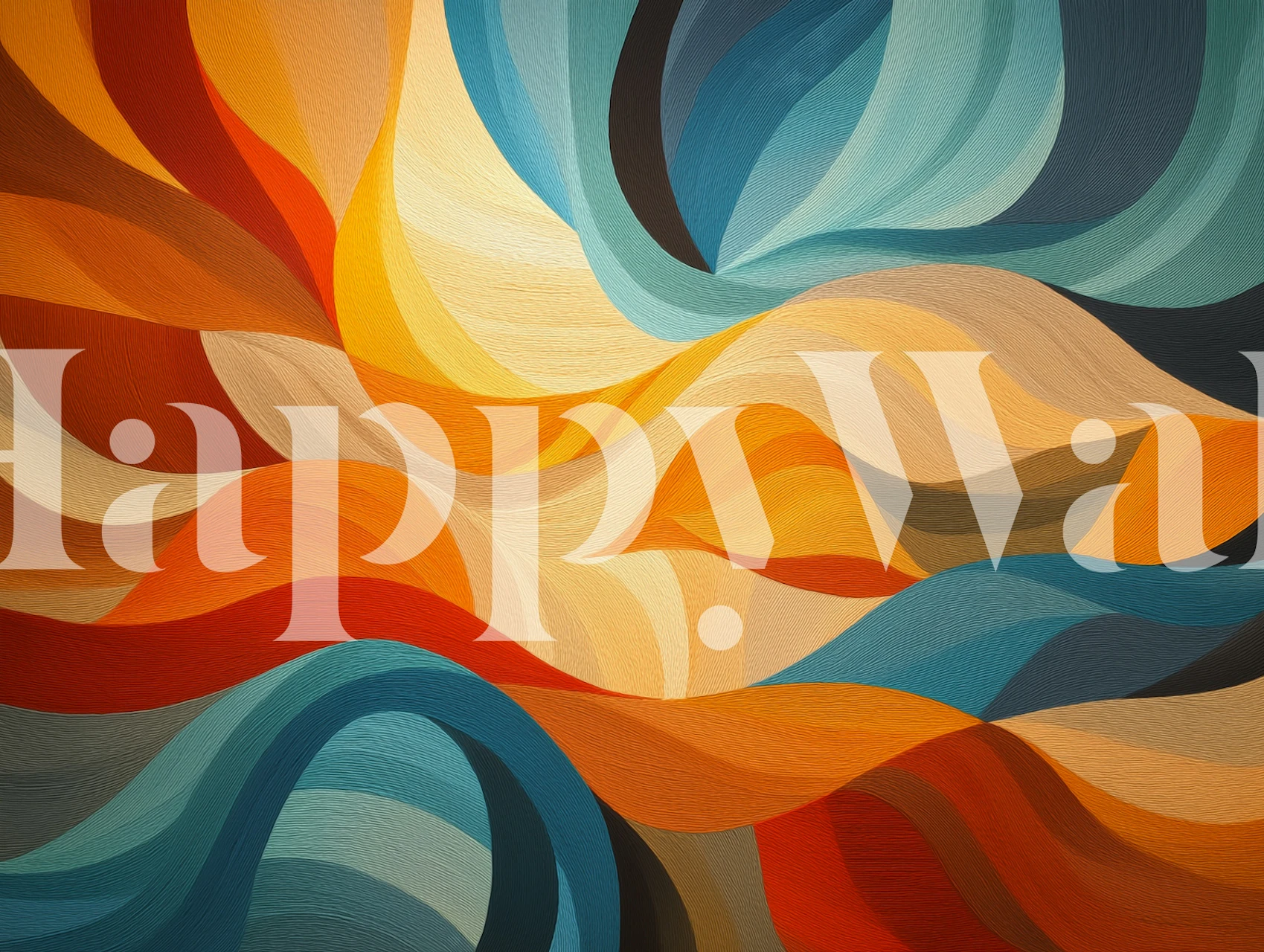 Sunset Wave Abstract wallpaper