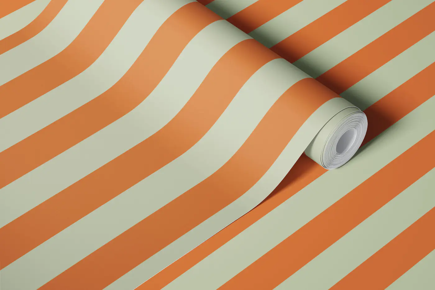 Stripes Vertical Autumn wallpaper roll