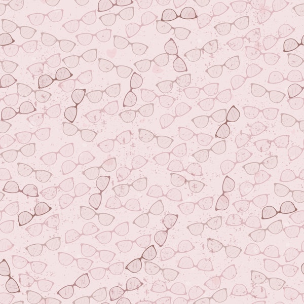 Pink Glasses Seamless