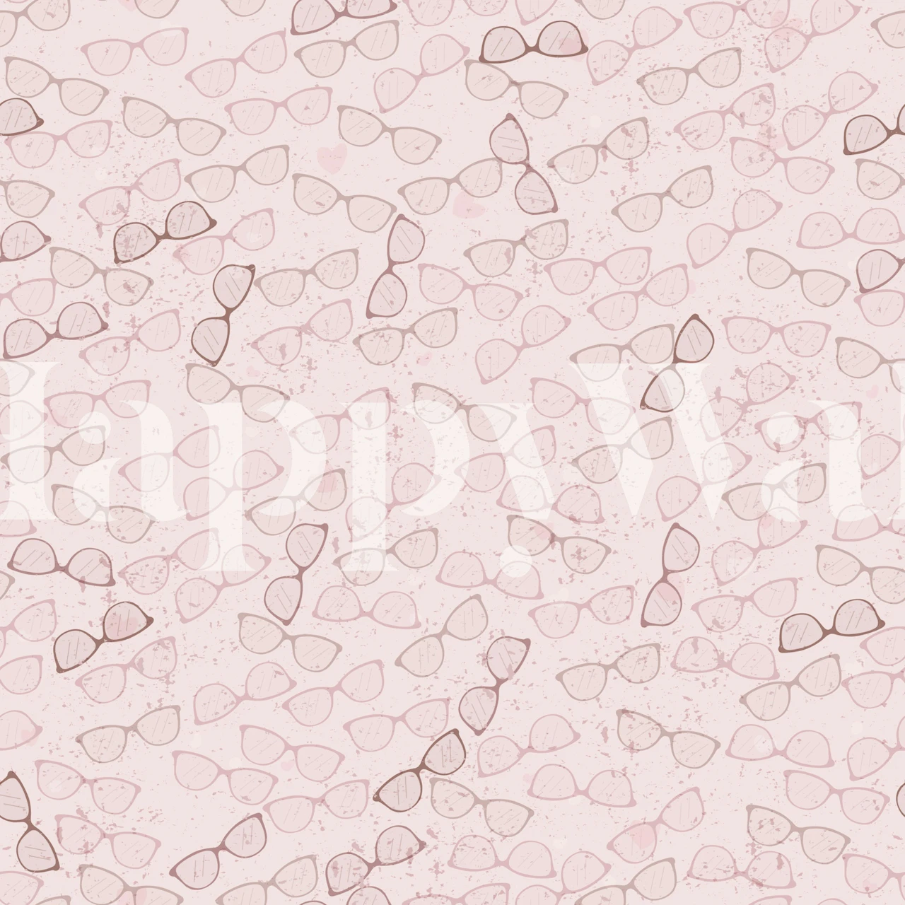 Pink Glasses Seamless wallpaper