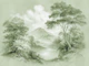 Misty Mountain Lake Green
