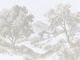 Vintage Sepia Landscape Scene