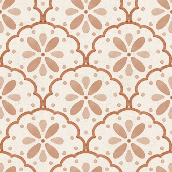 Tuscany Scallop Terracotta