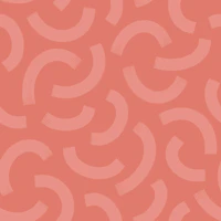 Warm Coral Geometric Arcs Pattern L tapet