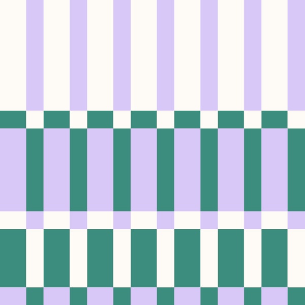 Modern Checkerboard Stripe Pattern