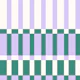 Modern Checkerboard Stripe Mural