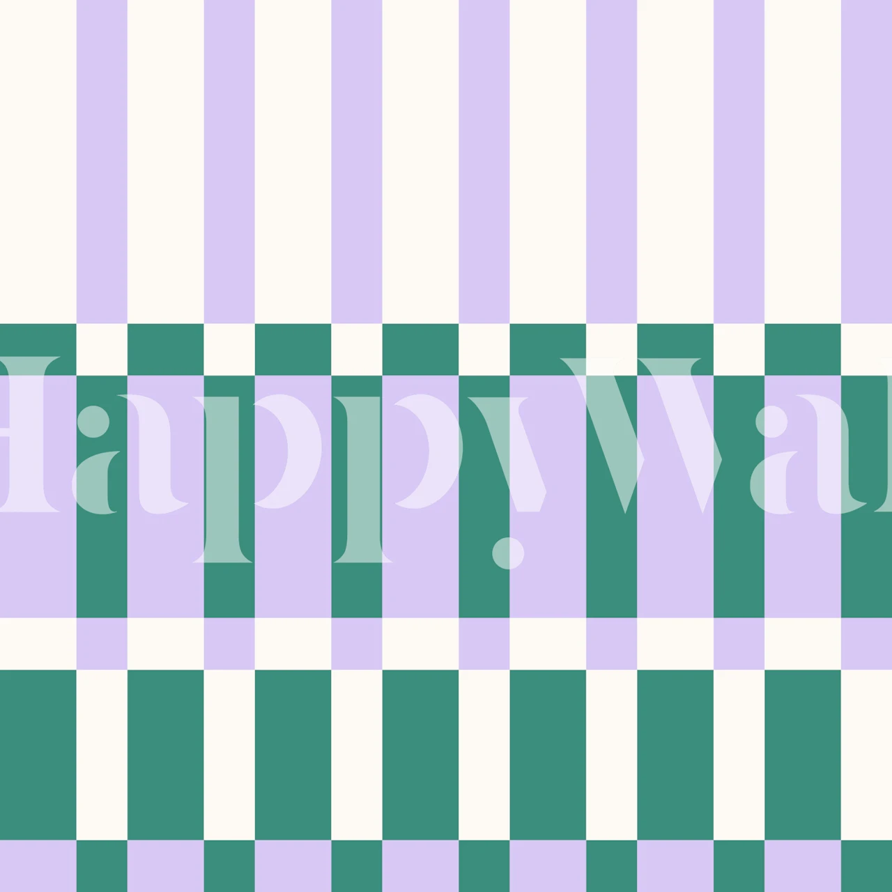 Modern Checkerboard Stripe wallpaper