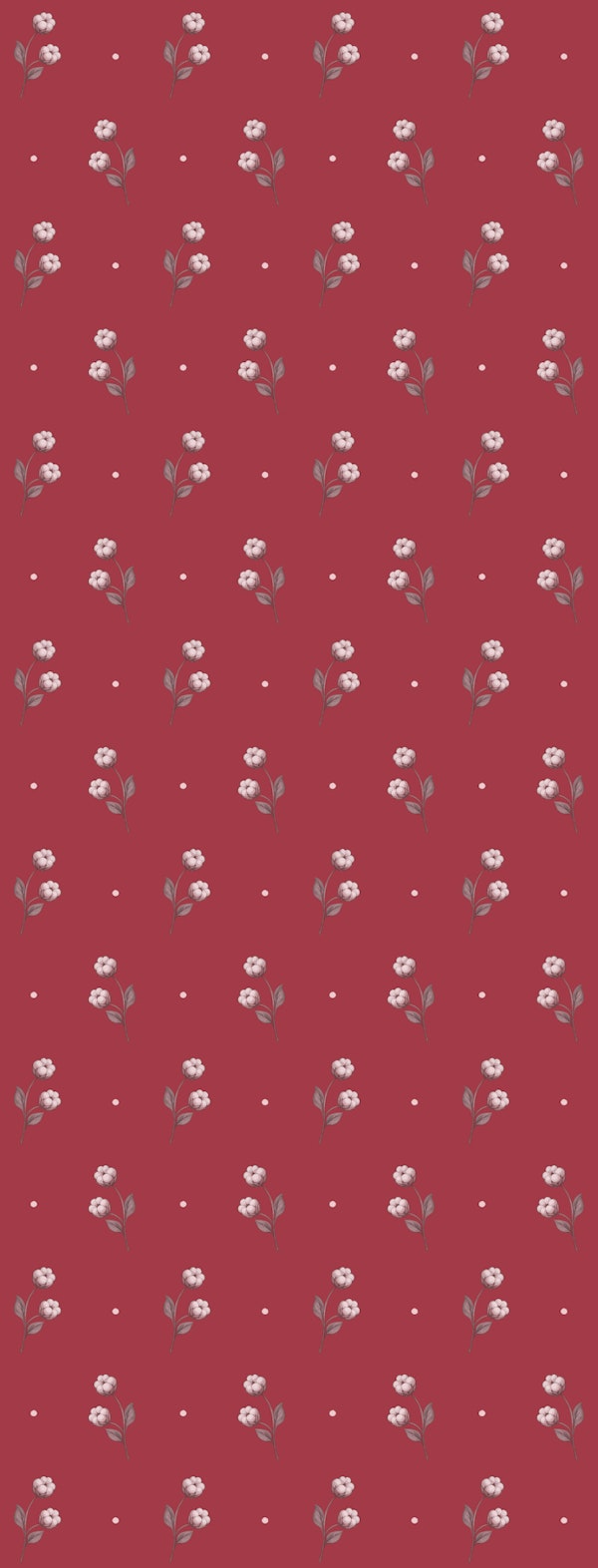 Burgundy Floral Sprigs