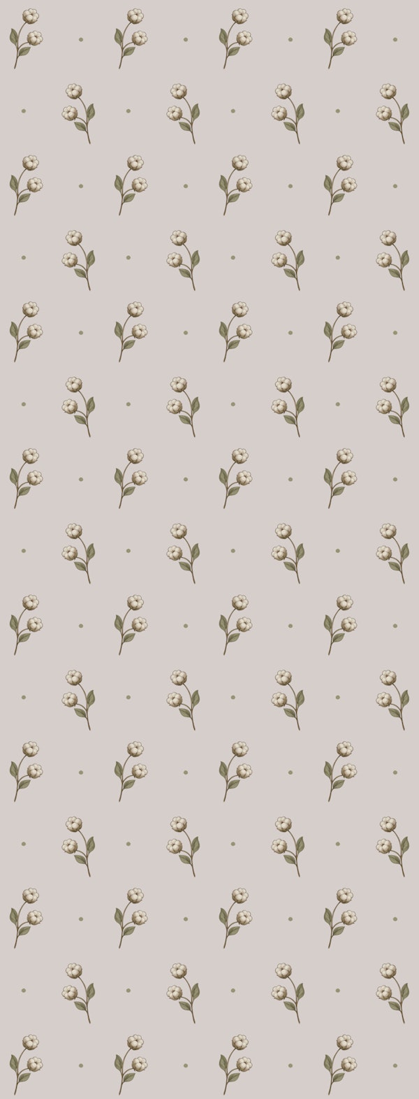 Minimal White Peony Sprigs