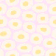 Cute Retro Daisy Floral clouds