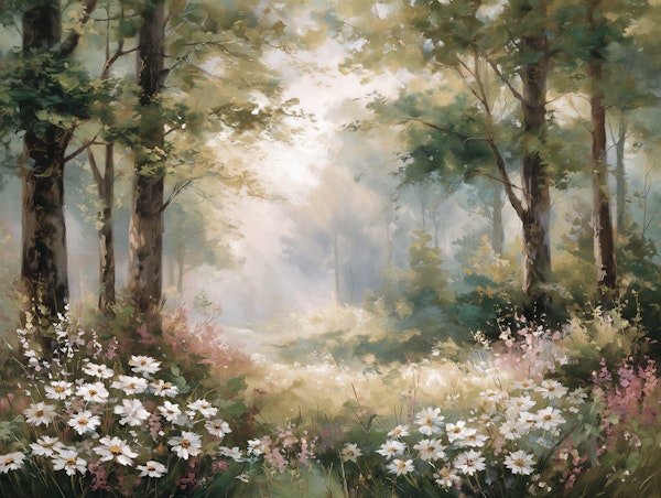Wildflower Meadow in the Woods