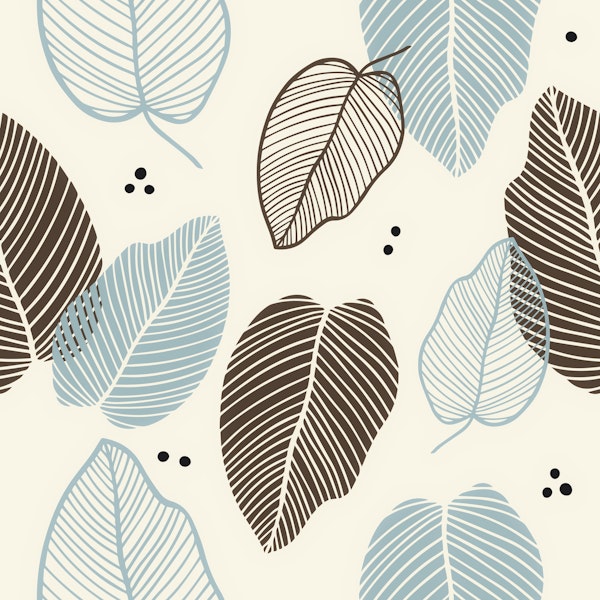Leaves Mid Century Modern