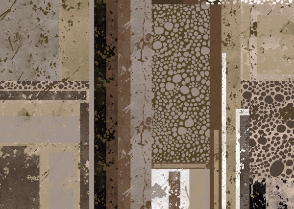 Modern Neutral Grunge Collage