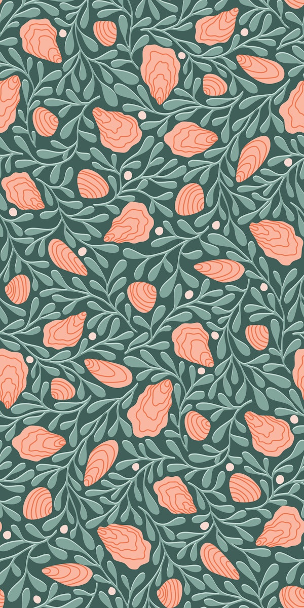 Seaweed Leaves and Shells