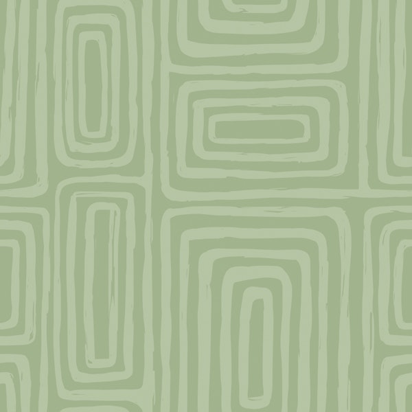 Scandinavian Sage Geometric Texture Pattern L