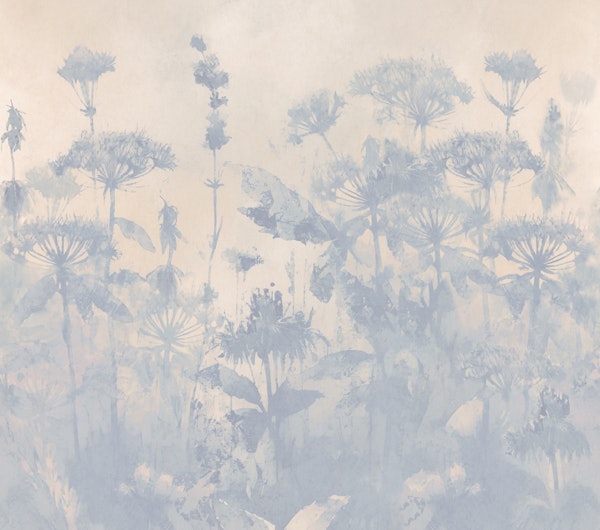 Soft Blue Wildflower Haze