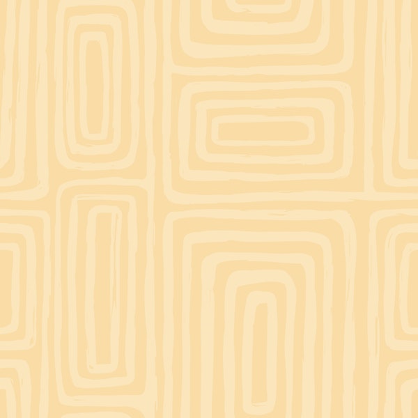 Cream and Sand Rounded Rectangles Pattern L