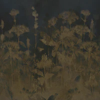 Moody Midnight Wildflower Meadow tapet
