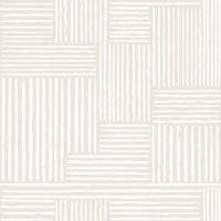Modern Beige Stripe Collage Pattern L tapet