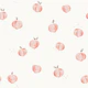 Minimal Watercolor Peaches on Off White