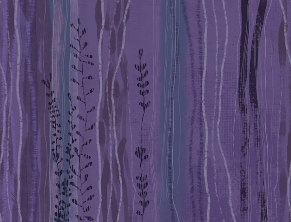 Nordic Forest Stripes Purple