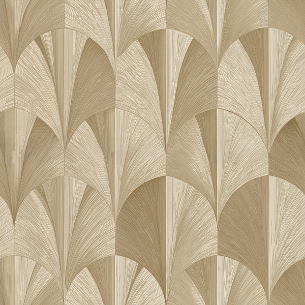 Champagne Art Deco Fan Arches Wallpaper champagne-art-deco-fan-arches-wallpaper