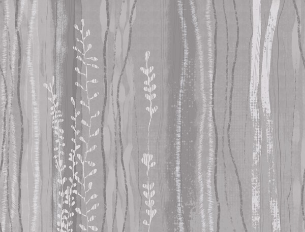 Nordic Forest Stripes Grey