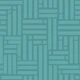 Mid Century Teal Grid Pattern L