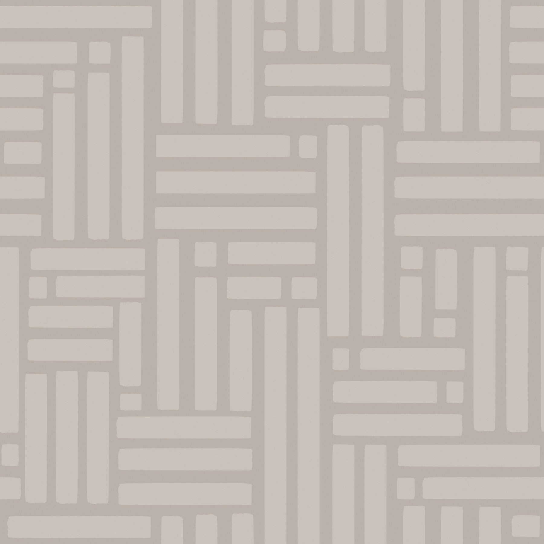 Neutral Geometric Block Grid Wallpaper | happywall.com