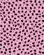 Cheetah Animal Black Pink 1