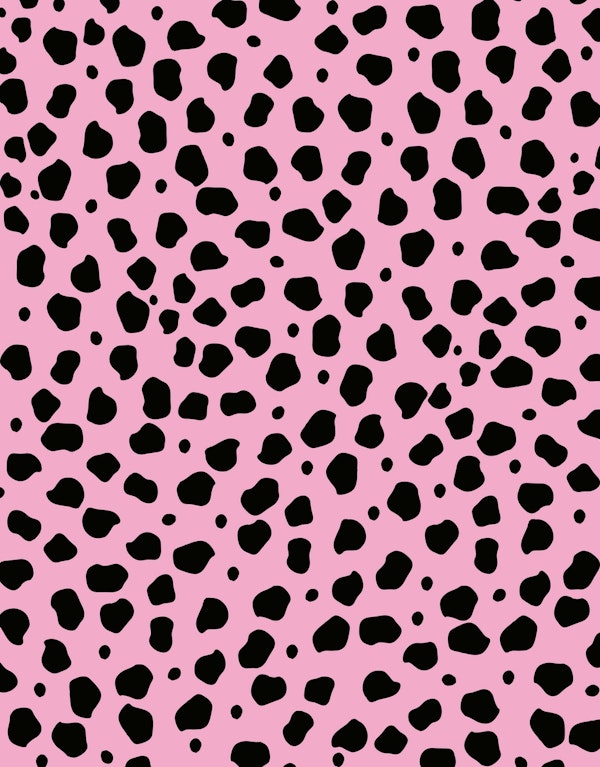 Cheetah Animal Black Pink 1