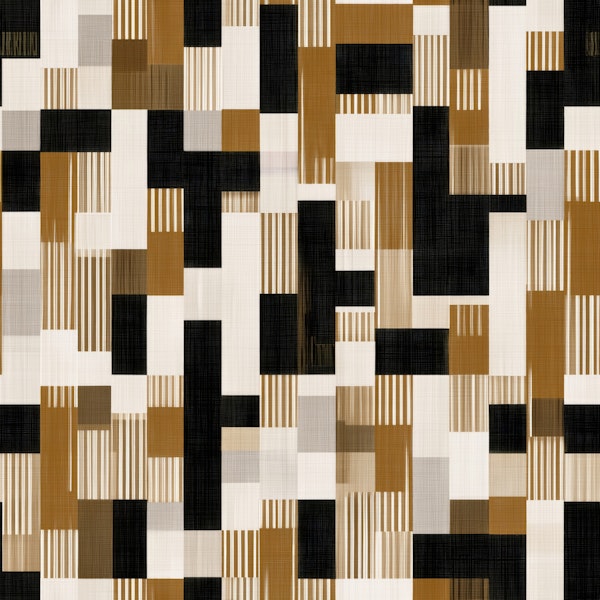 Mid Century Block Mosaic